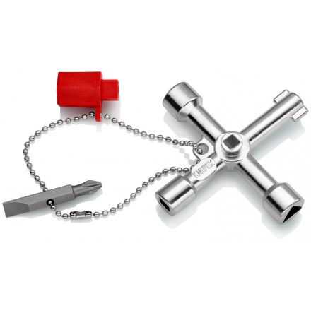 KNIPEX Kapcsolószekrény kulcs 76 mm
