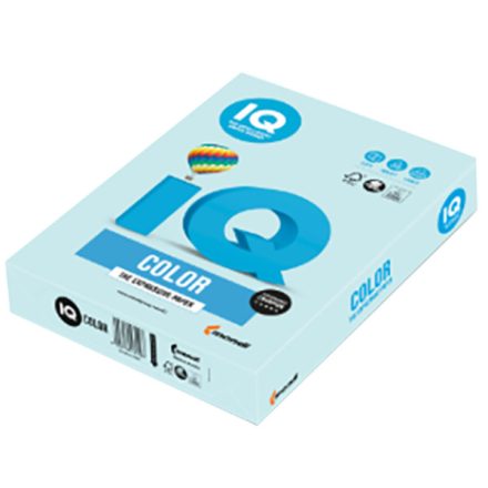 Fénymásolópapír színes IQ Color A/3 80 gr pasztell kék BL29 500 ív/csomag