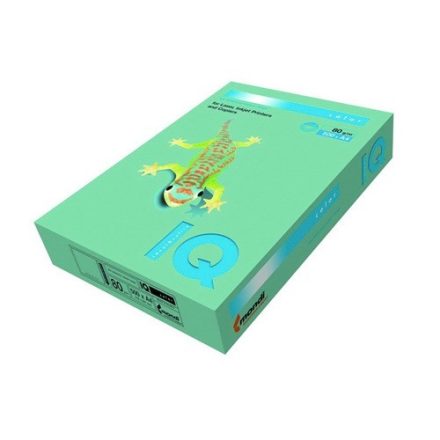 Fénymásolópapír színes IQ Color A/3 80 gr pasztell zöld GN27 500 ív/csomag