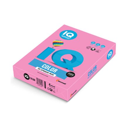 Fénymásolópapír színes IQ Color A/4 80 gr neon rózsa NEOPI 500 ív/csomag