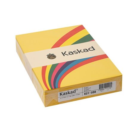 Fénymásolópapír színes KASKAD A/4 160 gr repce sárga 56 250 ív/csomag
