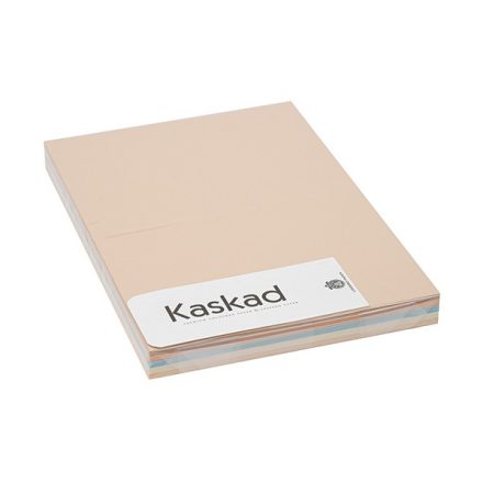 Dekorációs karton KASKAD A/4 160 gr pasztell vegyes színek 5x25 ív/csomag