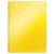 Spirálfüzet LEITZ Wow A/4 80 lapos kockás sárga