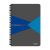 Spirálfüzet LEITZ Office A/5 karton borítóval 90 lapos vonalas kék