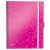 Spirálfüzet LEITZ Wow Active A/4 80 lapos vonalas rózsaszín