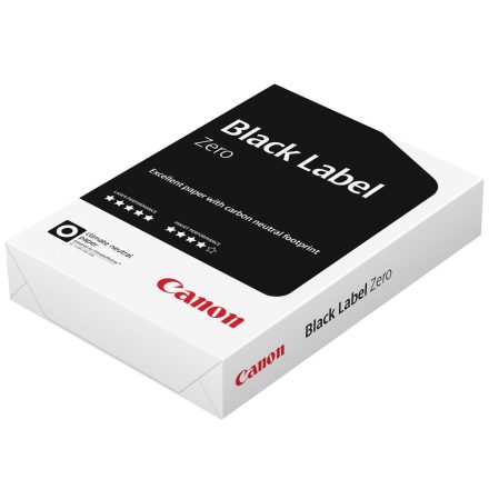 Fénymásolópapír CANON Black Label Zero A/4 80 gr 500 ív/csomag