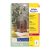 Etikett AVERY L7788-25 80 mm víztiszta átlátszó kör 25 ív/csomag