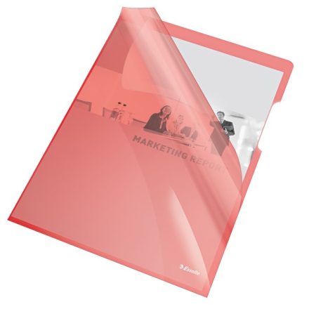 Genotherm ESSELTE luxus víztiszta A/4 piros 150 mikron 25 db/csomag