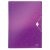 Harmónika mappa LEITZ Wow A/4 6 műanyag rekeszes lila