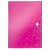 Harmónika mappa LEITZ Wow A/4 6 műanyag rekeszes rózsaszín