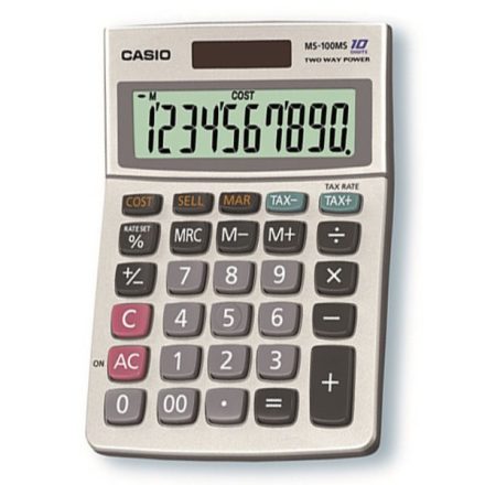Számológép asztali CASIO MS-100B MS 10 digit