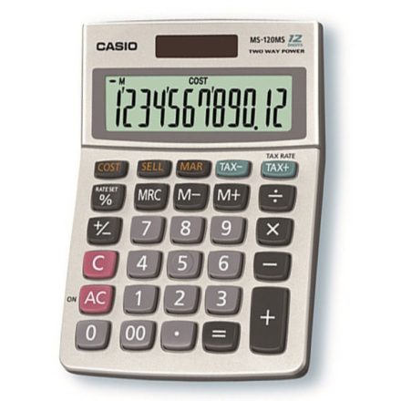 Számológép asztali CASIO MS-120B MS 12 digit