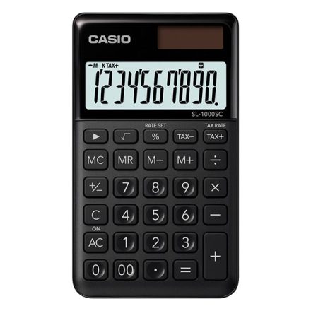 Számológép zseb CASIO SL 1000 SC 10 digit fekete