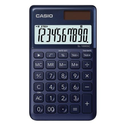 Számológép zseb CASIO SL 1000 SC 10 digit sötétkék