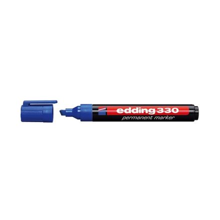 Alkoholos marker EDDING 330 vágott kék