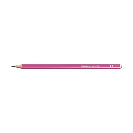 Grafitceruza STABILO Pencil 160 2B hatszögletű rózsaszín