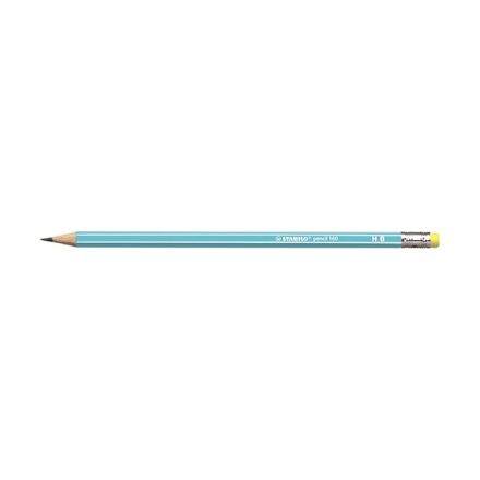 Grafitceruza STABILO Pencil 160 HB hatszögletű radíros kék