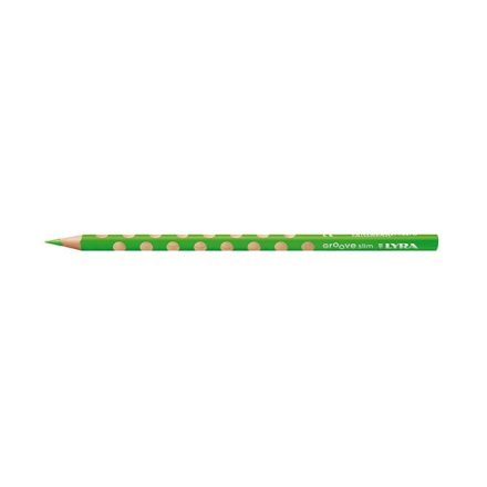 Színes ceruza LYRA Groove Slim háromszögletű vékony világoszöld
