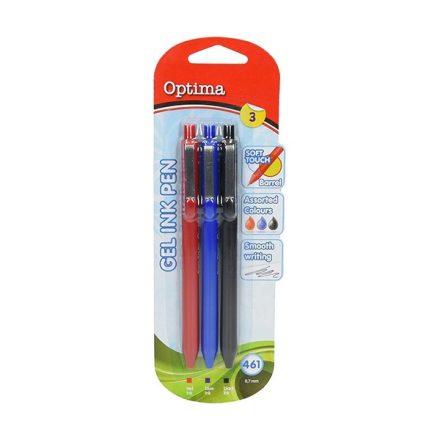 Zselés toll készlet OPTIMA 461 irodai színek