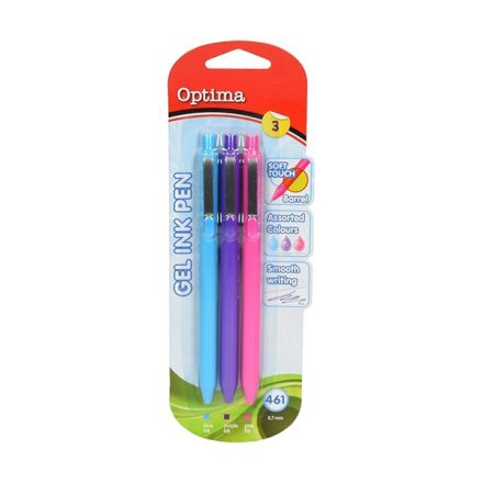 Zselés toll készlet OPTIMA 461 intezív színek