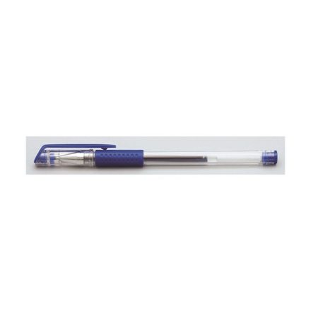 Zselés toll kupakos 0,4mm kék