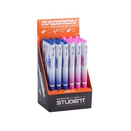 Zselés toll ICO Student radírozható vegyes szín