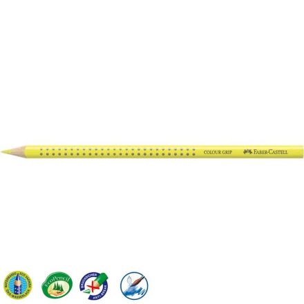 Színes ceruza FABER-CASTELL Grip 2001 háromszögletű világossárga