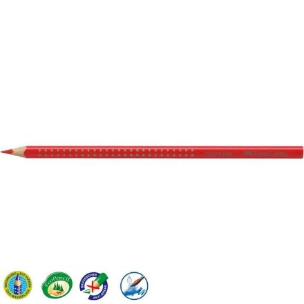 Színes ceruza FABER-CASTELL Grip 2001 háromszögletű közép piros