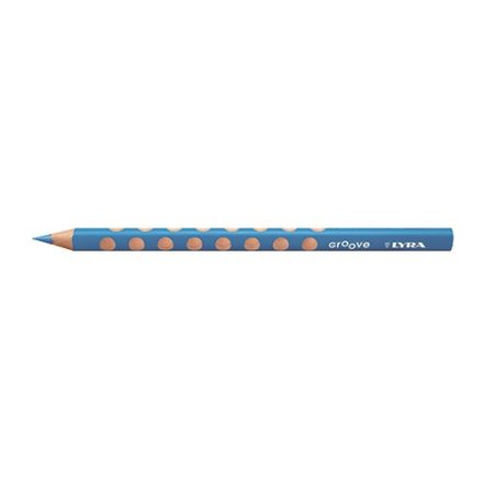 Színes ceruza LYRA Groove háromszögletű vastag világos kék