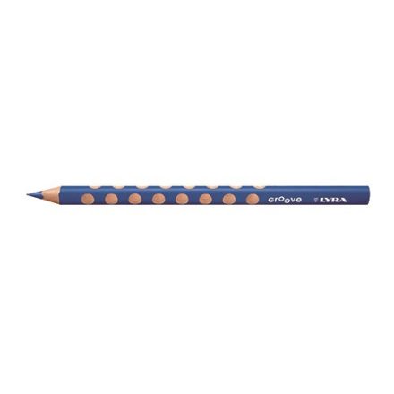 Színes ceruza LYRA Groove háromszögletű vastag sötét kék