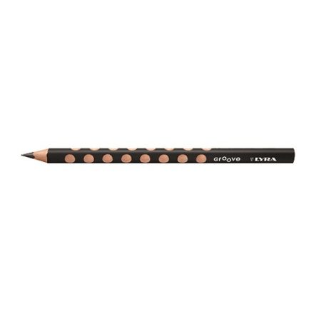 Színes ceruza LYRA Groove háromszögletű vastag fekete