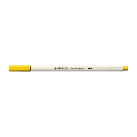 Ecsetfilc STABILO Pen 68 Brush sárga
