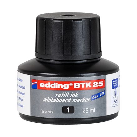 Tinta EDDING BTK25 táblamarkerhez 25 ml fekete