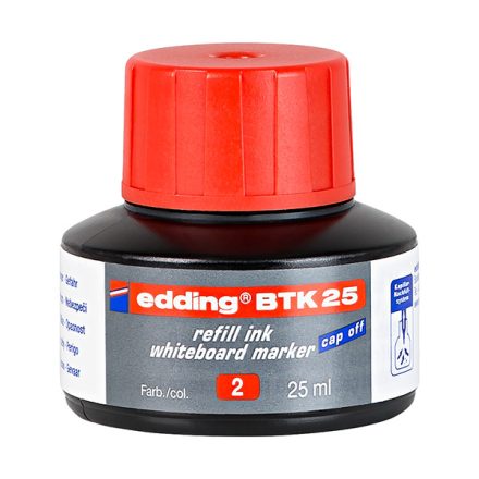 Tinta EDDING BTK25 táblamarkerhez 25 ml piros