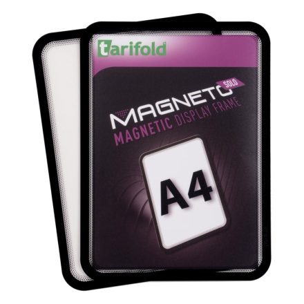Tasak TARIFOLD Magneto Solo A/4 fekete kerettel hátán mágnes csíkkal