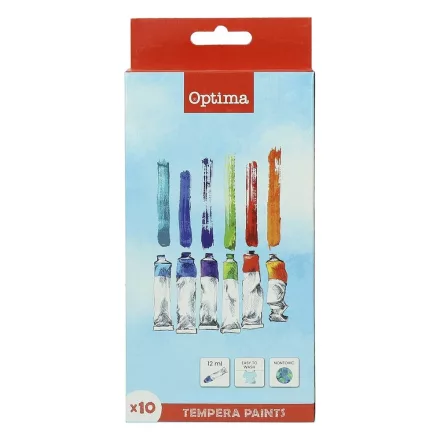 Tempera OPTIMA 12 ml 10  darabos