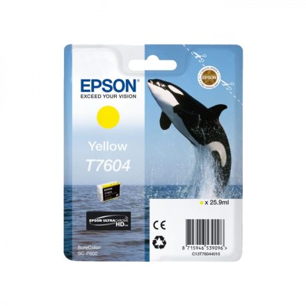 Epson T7604 Yellow