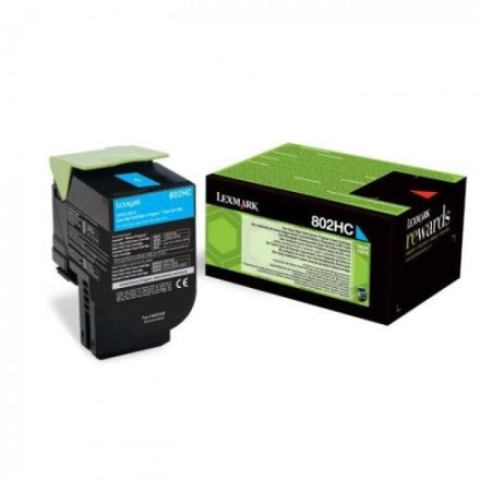 Lexmark 802HC High Cyan toner