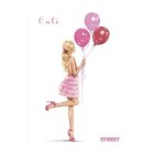 Füzet vonalas STREET A/4 54 lapos Cute margóval