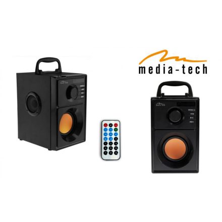 Media-Tech MT3145 BoomBox BT Bluetooth hangszóró Black