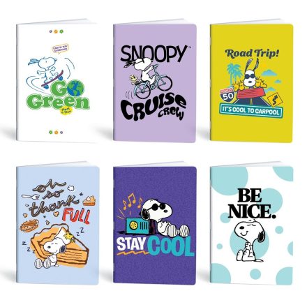 Füzet vonalas LIPAMILL A/4 40 lapos Snoopy