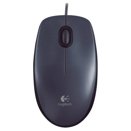 Egér vezetékes LOGITECH M100 USB 1000 DPI fekete