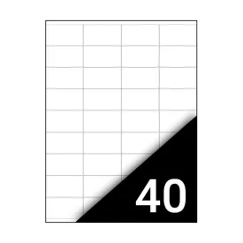   Etikett FORTUNA 52,5x29,7mm univerzális 4000 címke/doboz 100 ív/doboz
