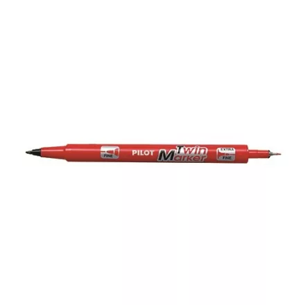 Alkoholos marker PILOT Twin BeGreen piros