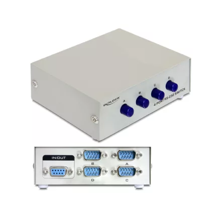 DeLock Serial Switch RS-232 / RS-422 / RS-485 4-port manual
