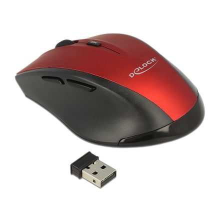 DeLock Ergonomic optical 5-button mouse 2.4 GHz wireless