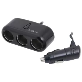   Logilink PA0038 3-port 120W Cigarette Lighter Outlet Splitter Black