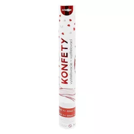 Konfetti ágyú JUNIOR 40 cm szívecskés