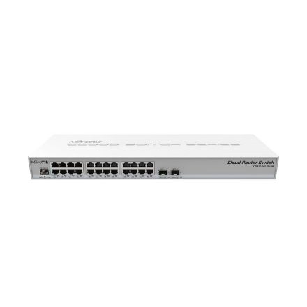 Mikrotik RouterBoard CRS326-24G-2S+RM 1U 24port GbE LAN 2x SFP+ uplink Cloud Router Switch
