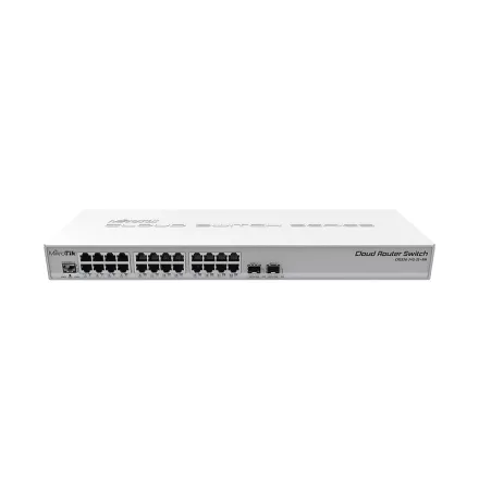 Mikrotik RouterBoard CRS326-24G-2S+RM 1U 24port GbE LAN 2x SFP+ uplink Cloud Router Switch